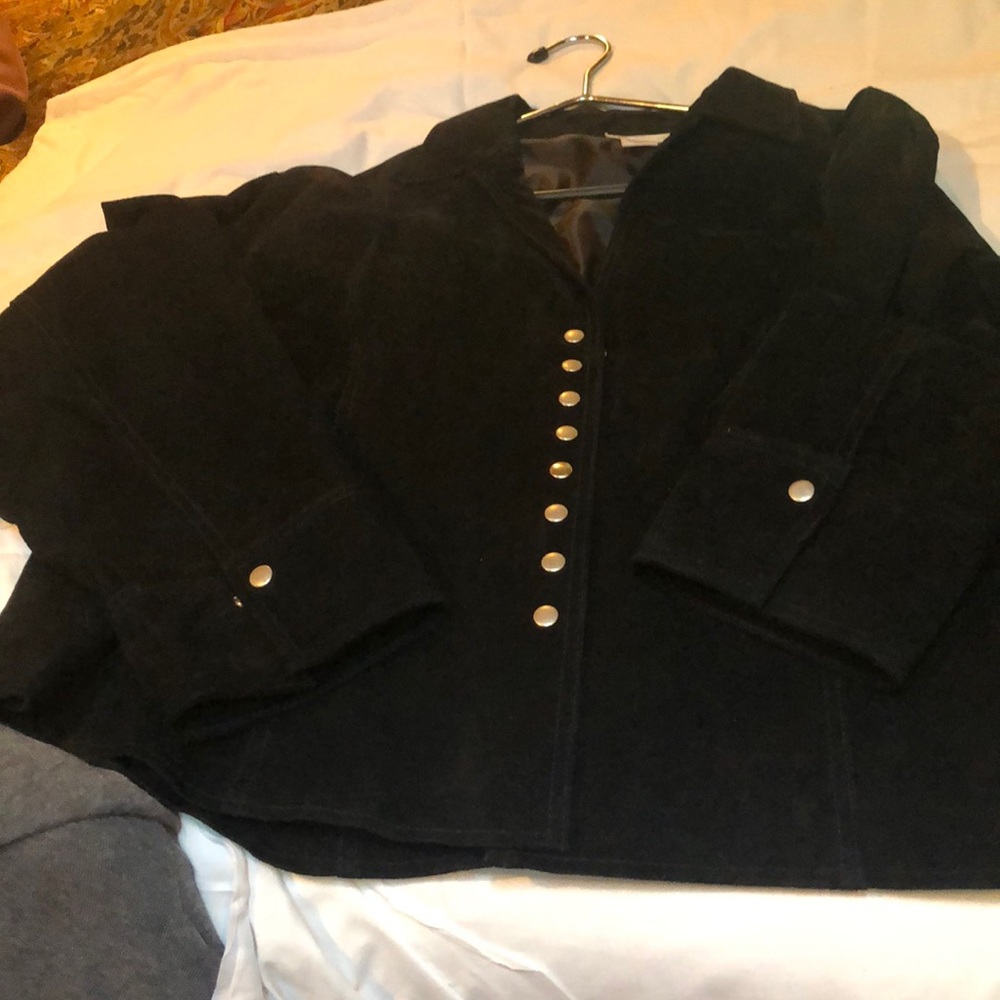 Coldwater creek leather jacket